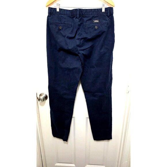 Set Of 2 Banana Republic Men's Slim Fit/ Athletic fit Chino Pants 33x32 Cotton B - Picture 7 of 8